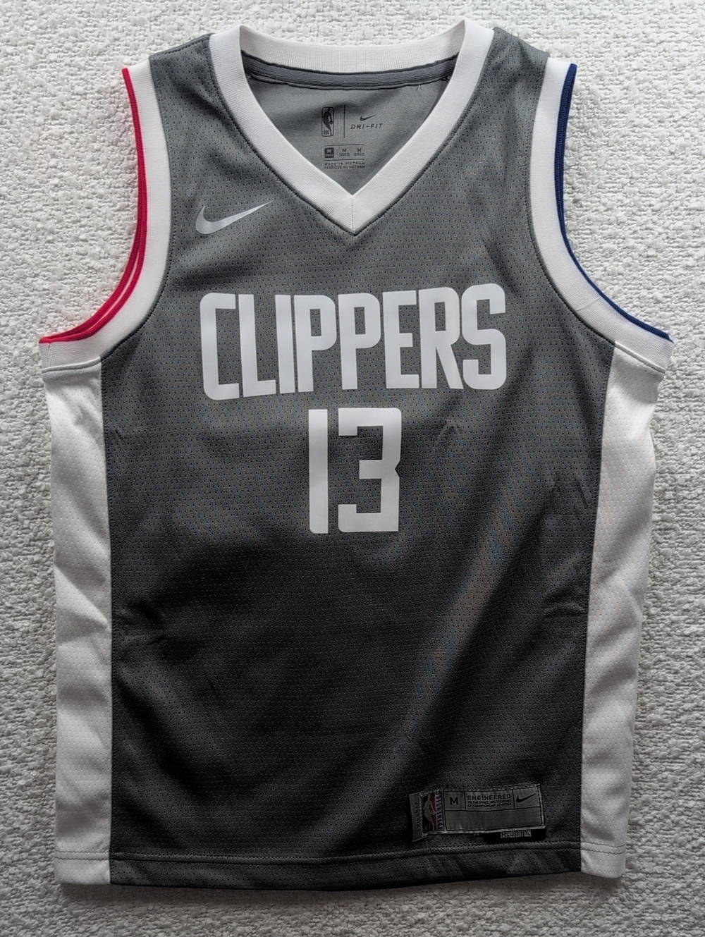 Nike LA Clippers Paul George #13 Earned Edition Swingman jersey from the 2020-21